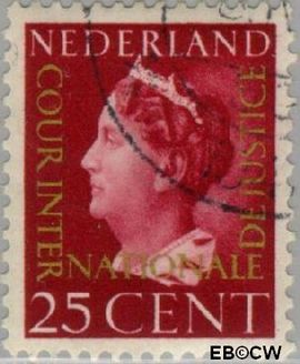Nederland NL D24 1947 Cour Internationale de Justice Gebruikt 25