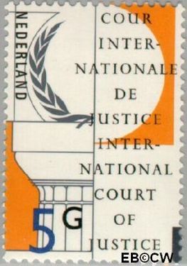 Nederland NL D57 1989 Cour Internationale de Justice Postfris 500