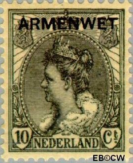 Nederland NL D7 1913 Armenwet Gebruikt 10
