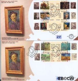 Nederland NL E477ab 2003 Vincent van Gogh FDC zonder adres