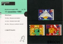 Nederland NL M115 1993 Kind en media Postfris