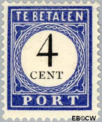 Nederland NL PT18 1909 Portzegel Gebruikt 4