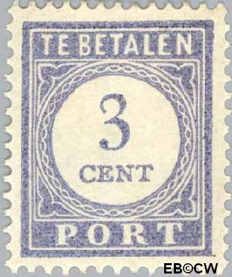 Nederland NL PT48 1912 Portzegel Gebruikt 3