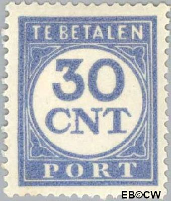 Nederland NL PT78 1921 Portzegel Gebruikt 30