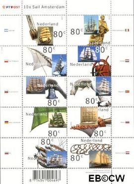 Nederland NL V1909-18 2000 Sail 2000 Postfris