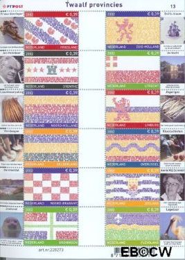 Nederland NL V2065-76 2002 Provinciezegels Postfris 39