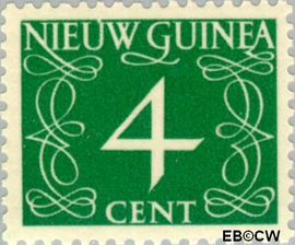 Nieuw-Guinea NG 5 1950 Type 'van Krimpen' Gebruikt 4