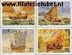 POR 1834c#1837c Postfris 1990 Schepen van ontdekkingsreizigers
