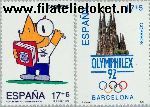 SPA 3080#3081 Postfris 1992 Olympische Spelen- Barcelona
