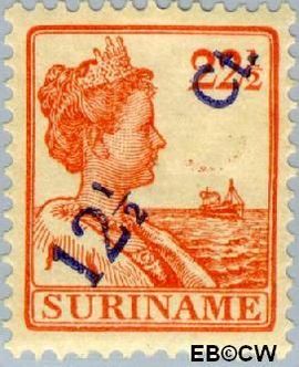 Suriname SU 115 1926 Hulpuitgifte Gebruikt 12½ op 22½
