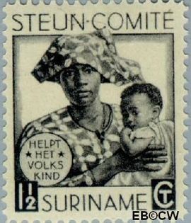 Suriname SU 146 1931 Steuncomité Gebruikt 1½+1½