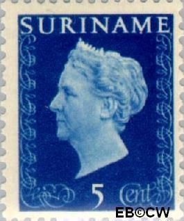 Suriname SU 257 1948 Koningin Wilhelmina Gebruikt 5