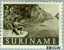 Suriname SU 297 1953 Inheemse voorstellingen Gebruikt 2