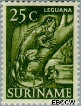 Suriname SU 307 1953 Inheemse voorstellingen Gebruikt 25
