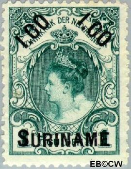 Suriname SU 35 1900 Hulpuitgifte Gebruikt 100 op 100