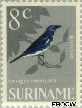 Suriname SU 445 1966 Vogels Gebruikt 8
