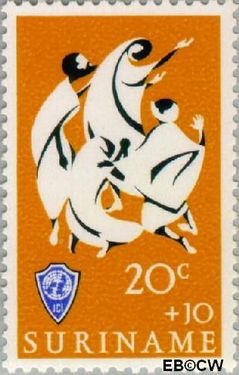 Suriname SU 455 1966 Service clubs Gebruikt 20+10