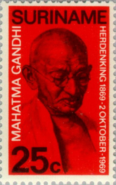 Suriname SU 519# 1969 100e geboortedag Gandhi Postfris