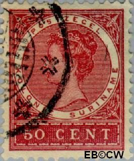Suriname SU 55 1904 Medaillon Gebruikt 50