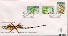 Aruba AR E47 1993 Bedreigde dieren FDC zonder adres