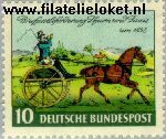 Bundesrepublik BRD 160#  1952 Dag van de Postzegel  Postfris