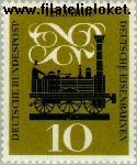 Bundesrepublik BRD 345#  1960 Spoorwegen  Postfris
