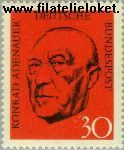 Bundesrepublik BRD 567#  1968 Adenauer, Dr. Konrad  Postfris
