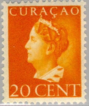 Curaçao CU 172 1947 Type 'Konijnenburg' 20 Ongebruikt