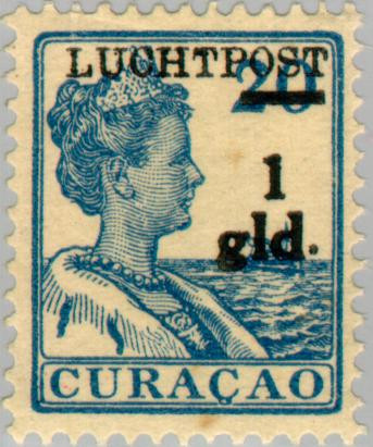 Curaçao CU LP2 1929 Bijzondere vlucht 100 op 20 Gebruikt