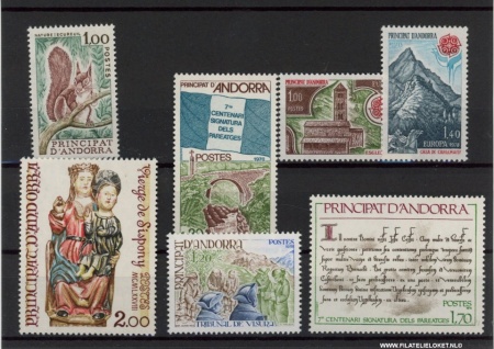 Frans Andorra ANF1978 Complete jaargang Frans Andorra 1978 Postfris