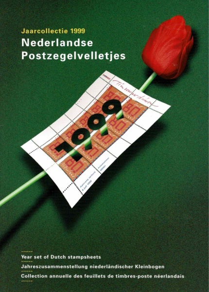 Nederland JCV1999 1999 Jaarcollectie P.T.T. Postzegelvelletjes Postfris