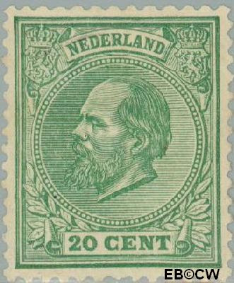Nederland NL 0024 1872 Koning Willem III- 5e emissie Gebruikt 20