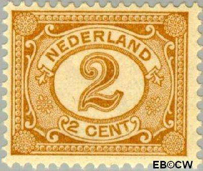 Nederland NL 0054 1899 Cijfer type 'Vürtheim' Gebruikt 2