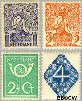 Nederland NL 0110#113 1923 Diverse voorstellingen Ongebruikt