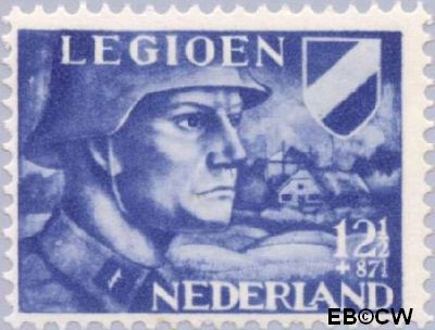 Nederland NL 0403 1942 Voorzieningsfonds Nederlands legioen Gebruikt 12½+87½