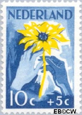 Nederland NL 0540 1949 Zonnebloem Ongebruikt 10+5