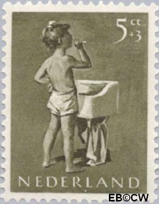 Nederland NL 0650 1954 Opvoeding en leren Ongebruikt 5+3