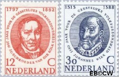 Nederland NL 0743#744 1960 Int. Jaar Geestelijke Volksgezondheid Ongebruikt