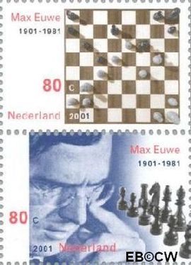Nederland NL 1969a#1969b 2001 Euwe, Max Postfris