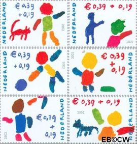 Nederland NL 2114a#2114f 2002 Kind en kleur Postfris