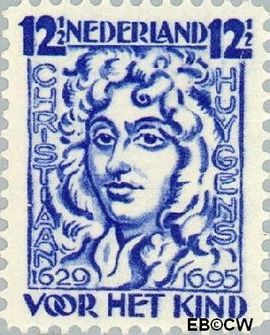 Nederland NL 223 1928 Huygens, Chr. Gebruikt 12½+3½
