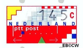 Nederland NL ATM15 1989 Opgedrukte waarde Postfris 145