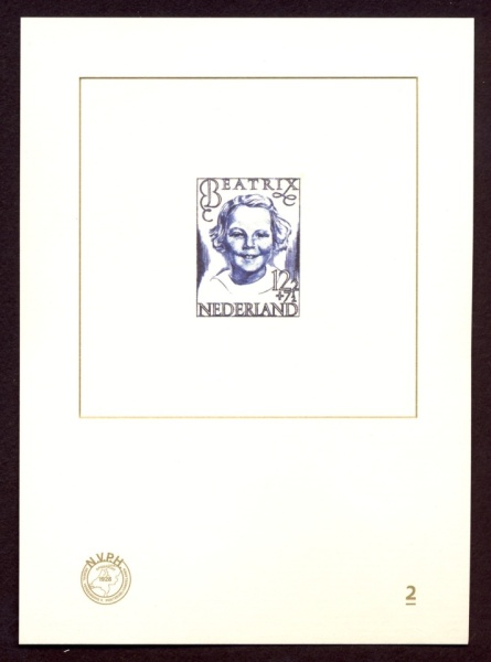 Nederland NL BD2 2005 Blauwdruk met afbeelding NVPH nummer 459 Beatrix 3