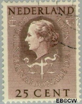 Nederland NL D38 1951 Cour Internationale de Justice Gebruikt 25