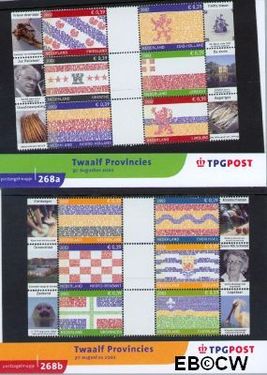 Nederland NL M268ab 2002 Provinciezegels Postfris