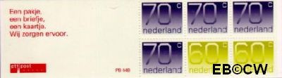 Nederland NL PB44b 1992 2x60, 4x70 cijfer Crouwel Gebruikt