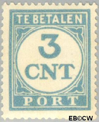 Nederland NL PT69 1921 Portzegel Gebruikt 3