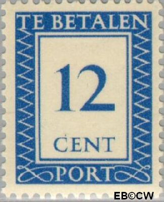 Nederland NL PT89 1947 Portzegel Gebruikt 12