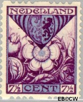 Nederland NL R72 1925 Wapens Gebruikt 7½+3½