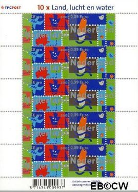 Nederland NL V2194-95 2003 Land, lucht en water Postfris 39
